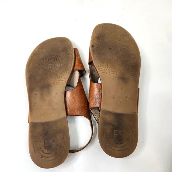 Franco Sarto Leather Sandals - Picture 4 of 5